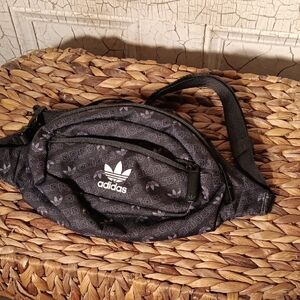 Adidas Monogram Black Belt Bag